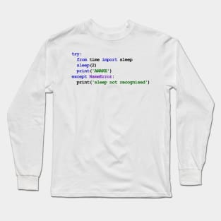 Python Code New Baby Long Sleeve T-Shirt